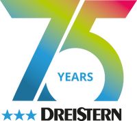Jubiläumslogo 75 Jahre DREISTERN